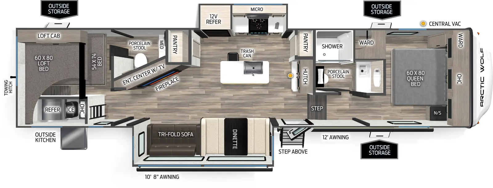 Arctic Wolf 331BH Floorplan